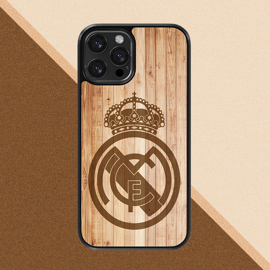 Real Madrid escudo wood